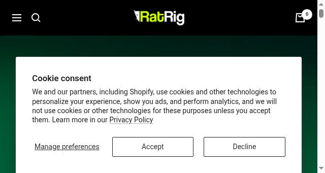 Screenshot of ratrig.com