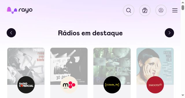 Screenshot of rayo.pt