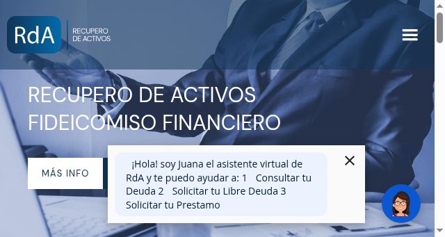 Screenshot of rdaff.com.ar