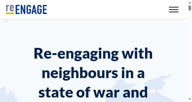 Screenshot of re-engaging.eu