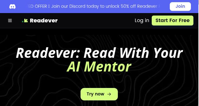 Screenshot of readever.app