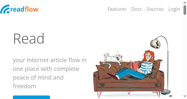 Screenshot of readflow.app