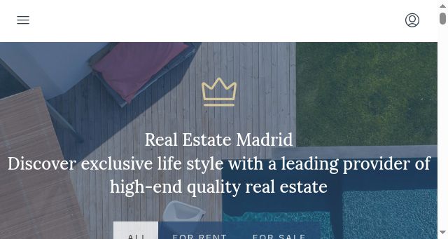 Screenshot of realestate-madrid.com
