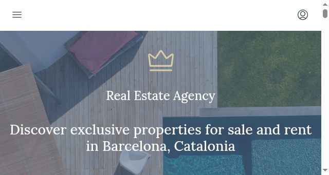 Screenshot of realestateagency.cat