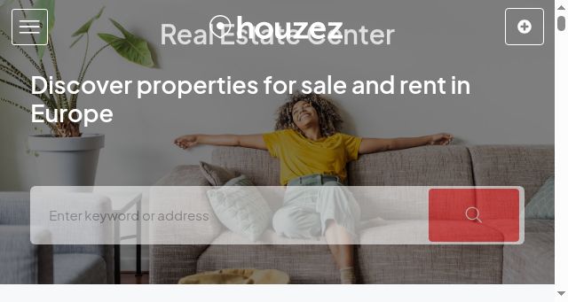 Screenshot of realestatecenter.eu