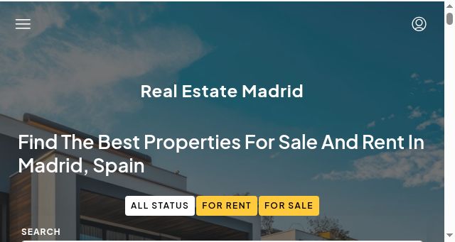 Screenshot of realestatemadrid.net