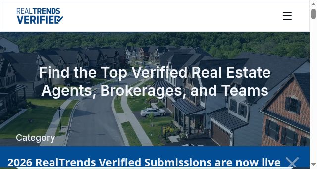Screenshot of realtrends.com