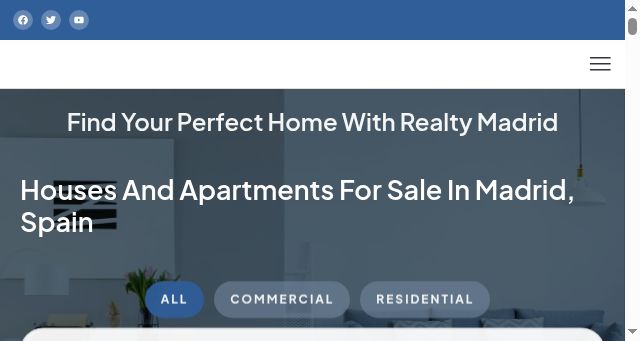 Screenshot of realtymadrid.com
