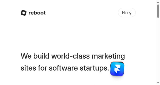 Screenshot of reboot.studio