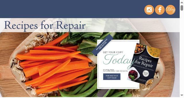 Screenshot of recipesforrepair.com