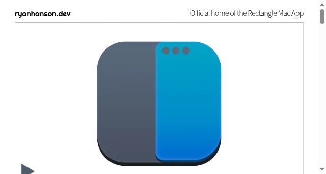 Screenshot of rectangleapp.com