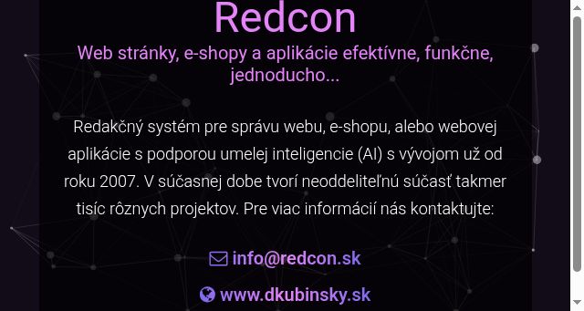 Screenshot of redcon.sk