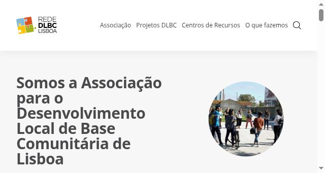 Screenshot of rededlbclisboa.pt