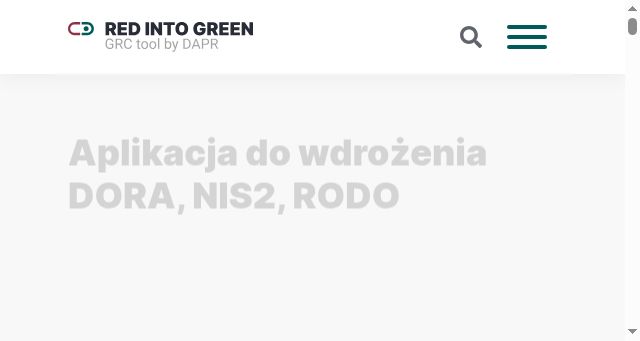 Screenshot of redintogreen.pl
