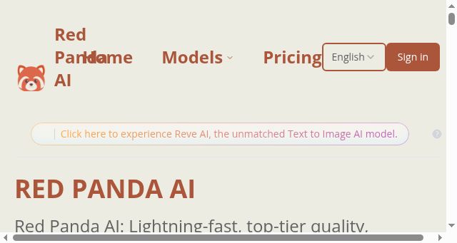 Screenshot of redpandaai.net