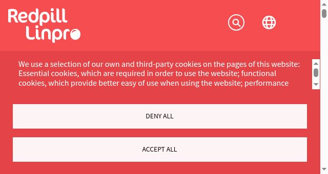 Screenshot of redpill-linpro.com