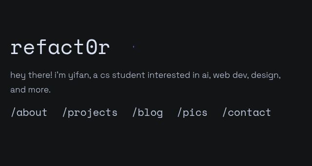 Screenshot of refact0r.dev