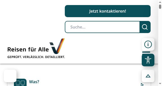 Screenshot of reisen-fuer-alle.de