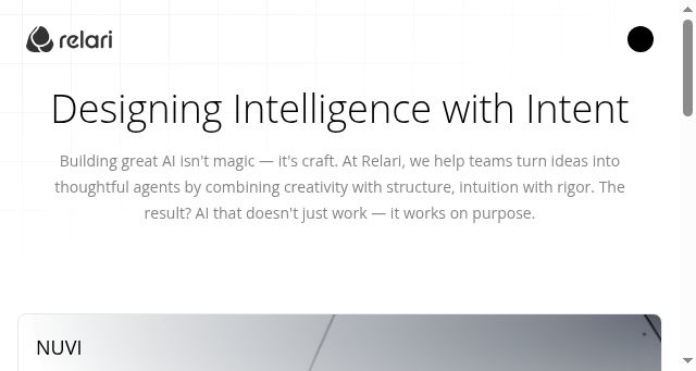 Screenshot of relari.ai