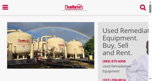 Screenshot of remediationequipment.com