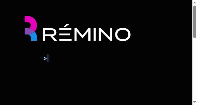 Screenshot of remino.net