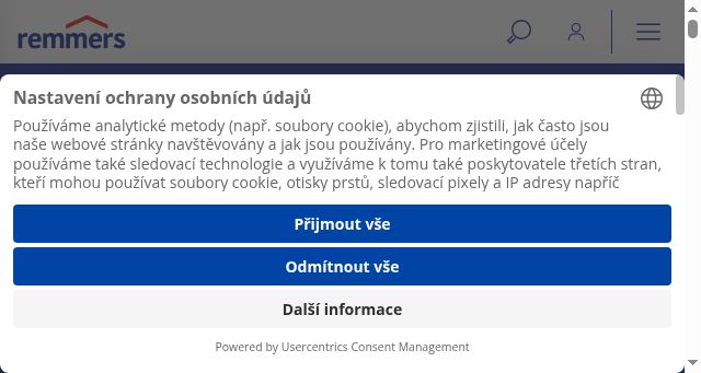 Screenshot of remmers.cz