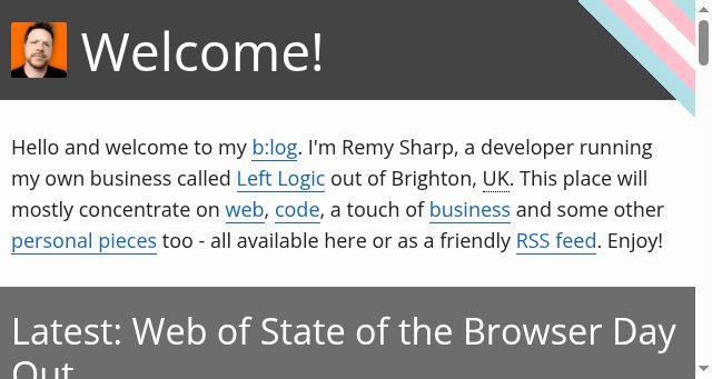 Screenshot of remysharp.com