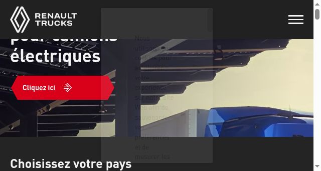 Screenshot of renault-trucks.com