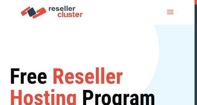 Screenshot of resellercluster.com