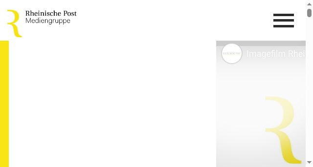 Screenshot of rheinischepostmediengruppe.de