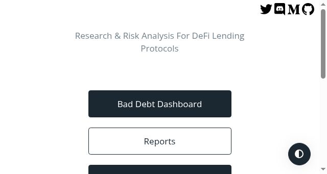 Screenshot of riskdao.org