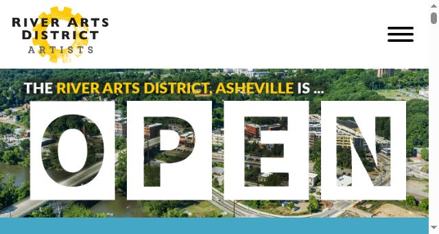 Screenshot of riverartsdistrict.com