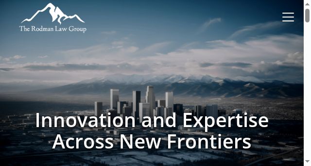 Screenshot of rodman.law