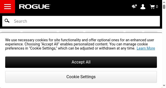 Screenshot of roguefitness.com