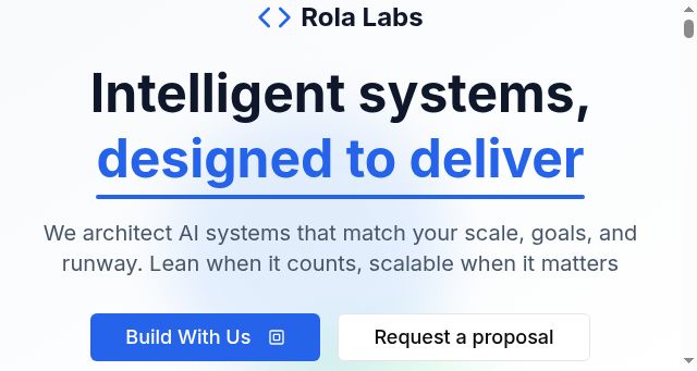 Screenshot of rolalabs.in