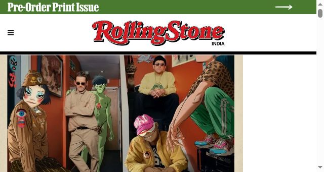 Screenshot of rollingstoneindia.com