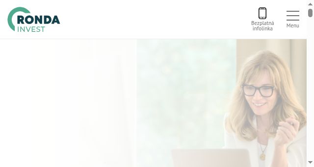 Screenshot of rondainvest.cz