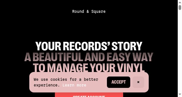 Screenshot of roundnsquare.club