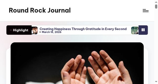 Screenshot of roundrockjournal.com