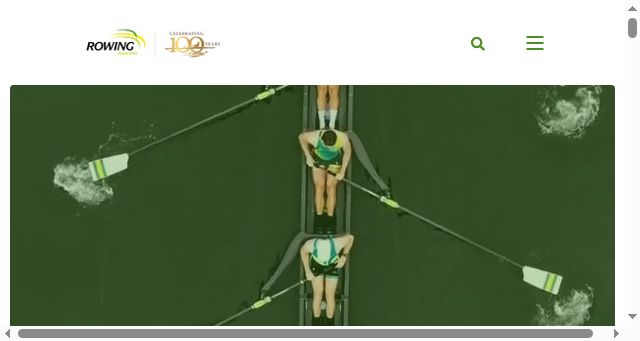 Screenshot of rowingaustralia.com.au