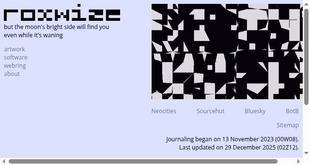 Screenshot of roxwize.xyz