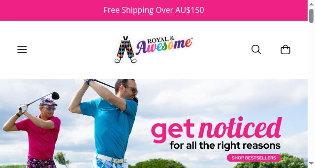 Screenshot of royalandawesome.com.au
