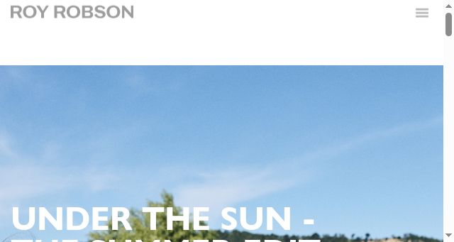 Screenshot of royrobson.com