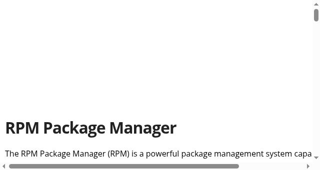 Screenshot of rpm.org