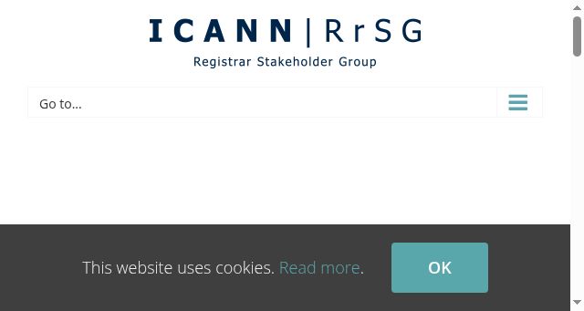 Screenshot of rrsg.org