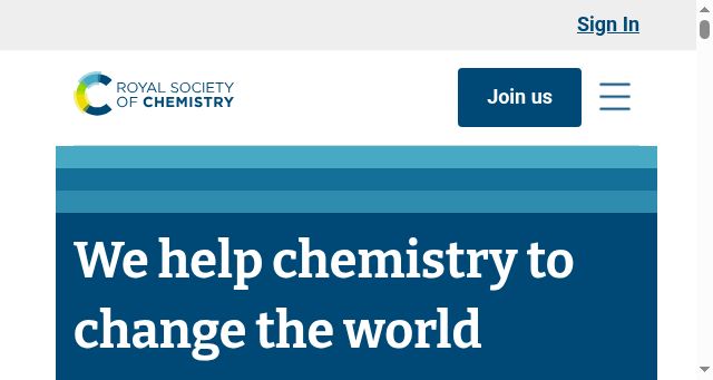 Screenshot of rsc.org