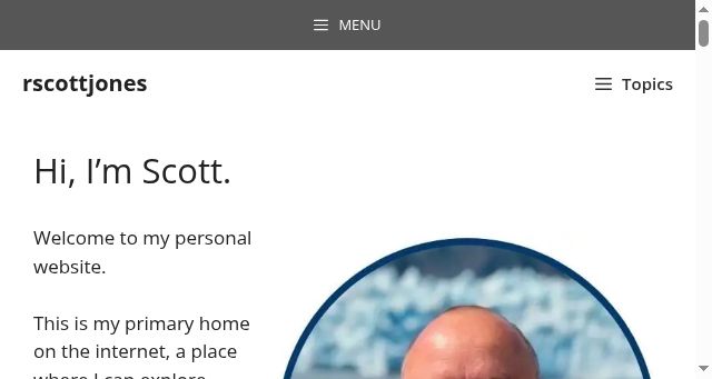 Screenshot of rscottjones.com