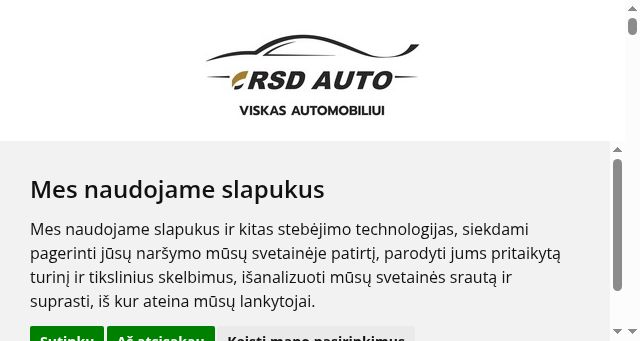 Screenshot of rsdauto.lt