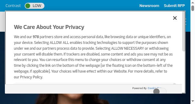 Screenshot of rsm.global