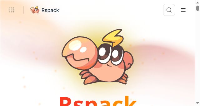 Screenshot of rspack.rs